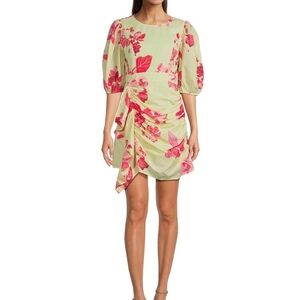 Floral Puff Sleeve Dress